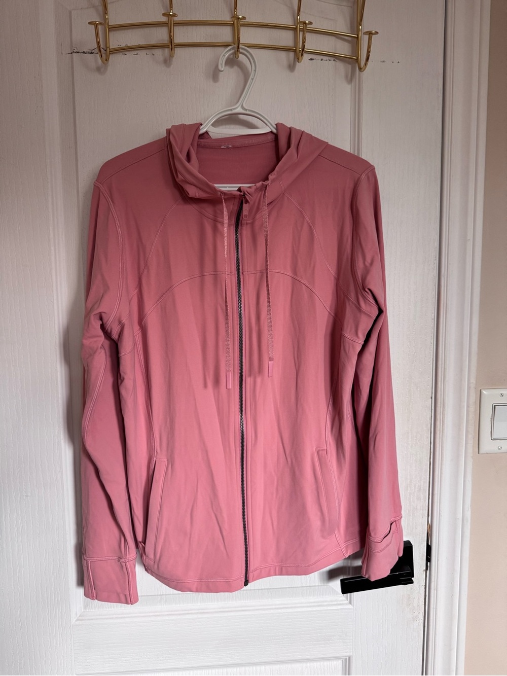 Lululemon Women's Dusty Rose Hooded Zip Jacket